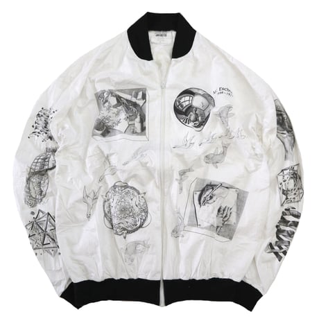 "Rare" ～90's M.C. Escher Multi Print Paper Jacket Lサイズ