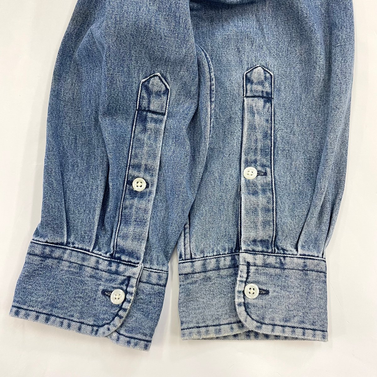 美品 90s ラルフローレン BD S/S denim shirt 7 6537ad9e805d3f6a636574dd217697