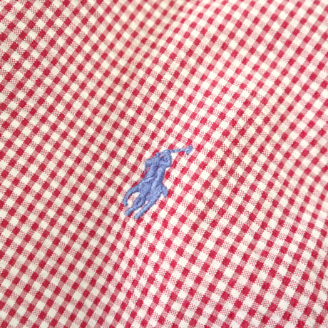 90's Ralph Lauren "BLAIRE" Seersucker BD Shirt Lサイズ