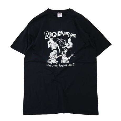 00's anvil "BBQ CHICKENS" 両面プリント Tシャツ Lサイズ USA製