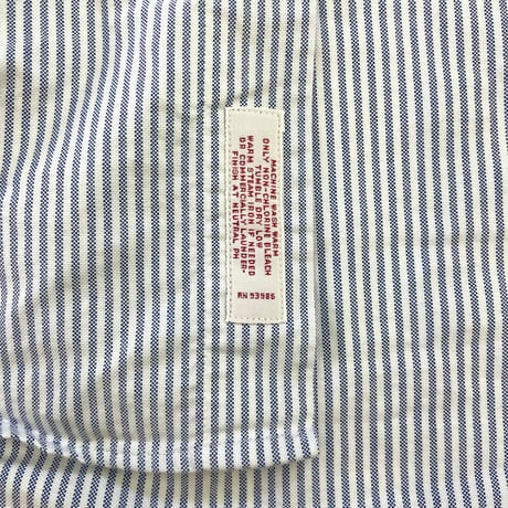 90's～ Brooks Brothers Oxford Stripe BD Shirt 17 USA製