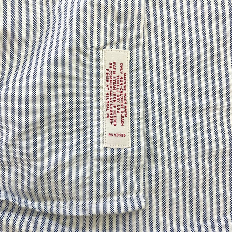 90's～ Brooks Brothers Oxford Stripe BD Shirt 17
