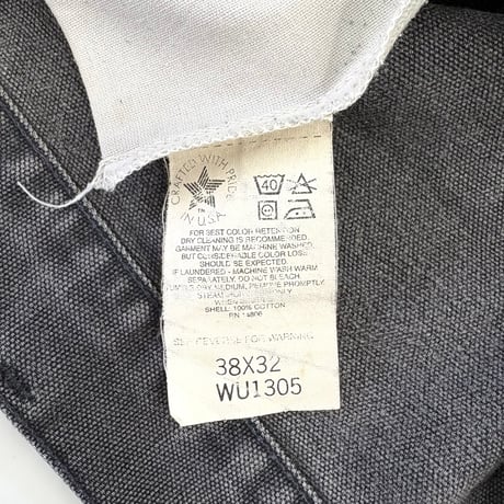 90's Carhartt "スミクロ" Duck Painter Pants USA製