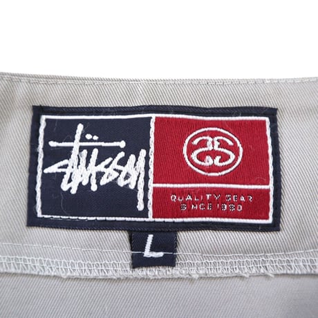 90’s OLD STUSSY Baseball Shirt "STUSSY 18" GREY Lサイズ