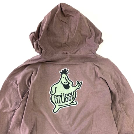 "Good Fade" 80's～90's OLD STUSSY 黒タグ "Mr.Blob" "T-Parka" XXLサイズ USA製