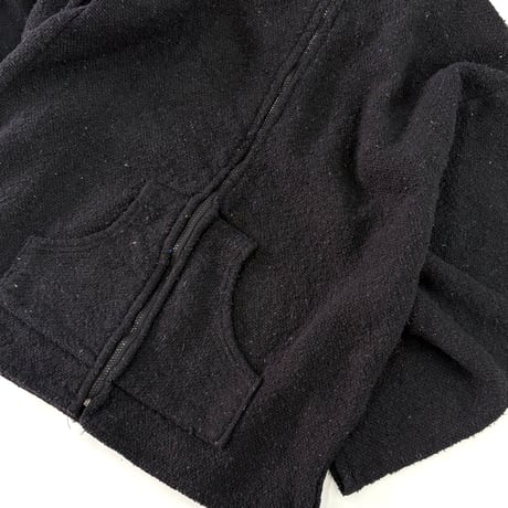 ～00's FRANK’S "Full Zip" "Solid Black" Baja Mexican Parka XLサイズ