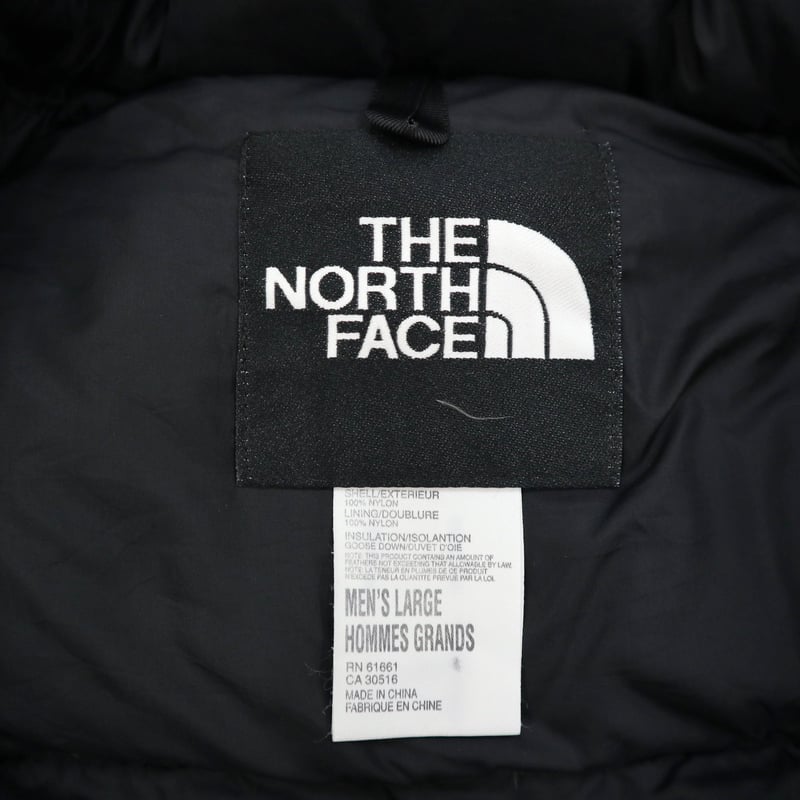 90's THE NORTH FACE 700FILL ヌプシ ダウンベスト BLACK×YE...