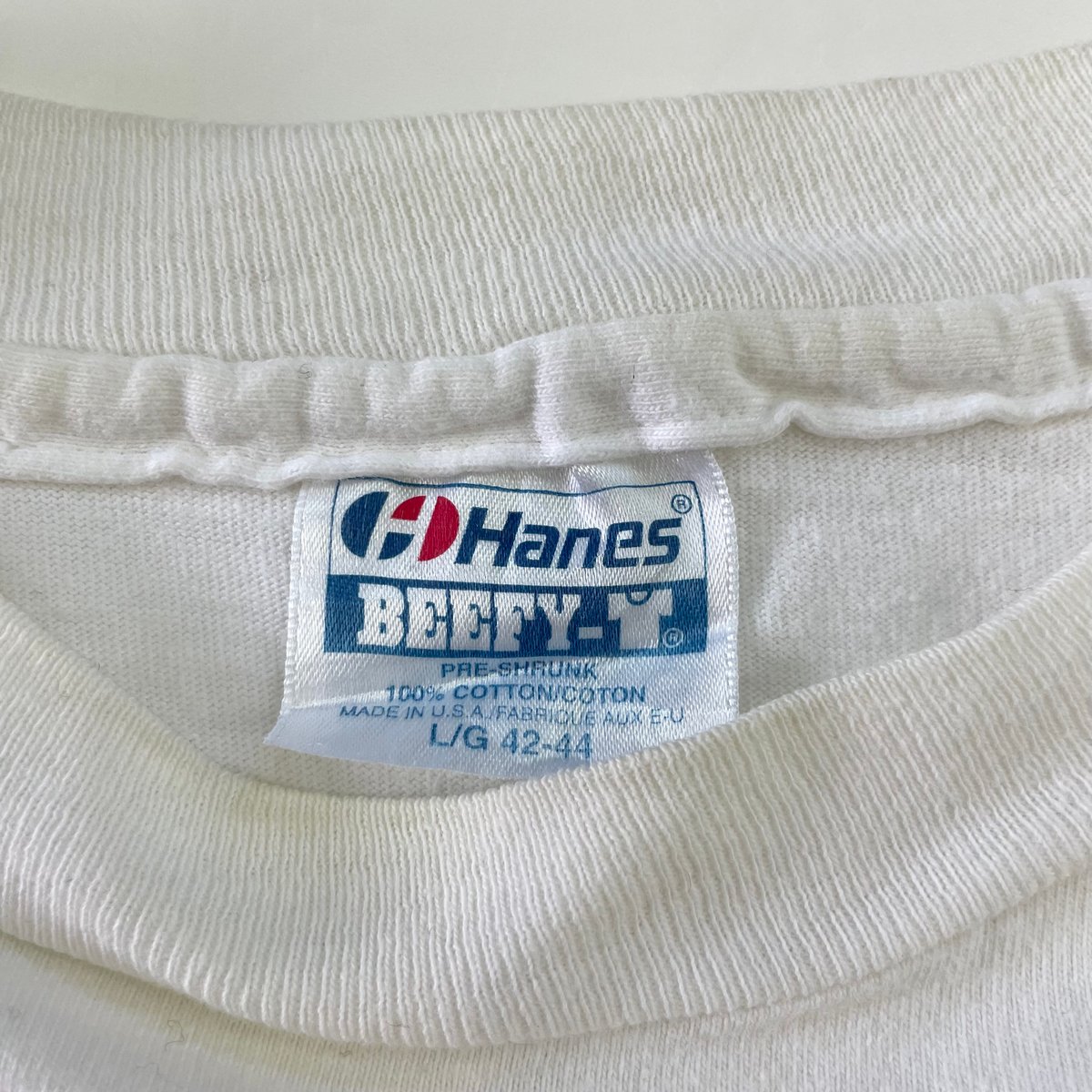 THE WHO  Hanes90s Tシャツ Lサイズ 90's Hanes ヘインズ 音符プリント Tシャツ ホワイト オールド