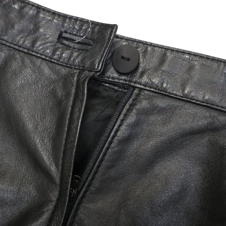 90's～ EVAN DAVIS "COW Leather" Skirt