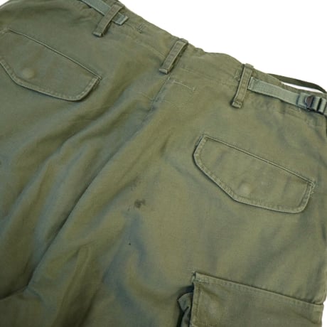 60's US ARMY M-65 "アルミジップ" Field Pants Small Long