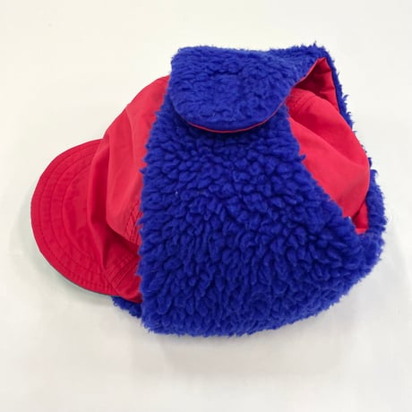 90's Columbia Ear Flap Nylon Boa Cap L/XL USA製