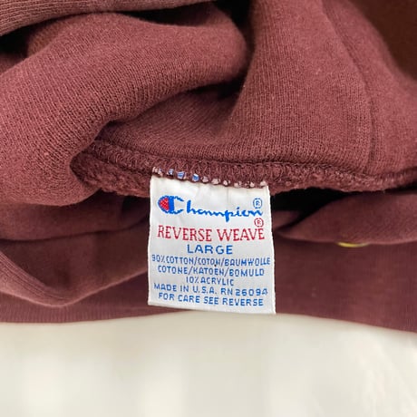 90's CHAMPION RW SWEAT PARKA "BOSTON COLLEGE" Lサイズ USA製