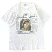 90's "Dennis Rodman" "Los Angeles Times" Tシャツ Lサイズ USA製