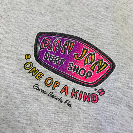 90's～ RON JON 両面 両袖 プリント LS Tシャツ