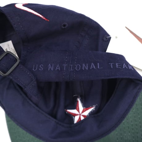 Deadstock 90's NIKE "US NATIONAL TEAM" 6-panel Cap USA製