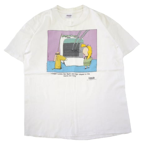 80's Stedman "THE QUIGMANS" アメコミ プリント Tシャツ Lサイズ USA製