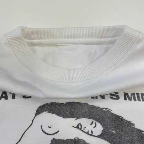 ～80's unknown "Sigmund Freud" 染み込み プリント カット地 Tシャツ
