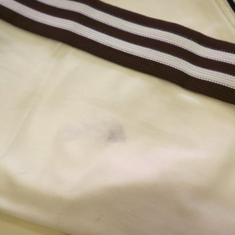70's～80's Adidas "ATP" Track Jersey Top Cream×Brown Mサイズ USA製