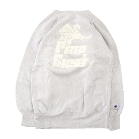 90's CHAMPION RW SWEAT "Pine Crest" Grey XXLサイズ USA製