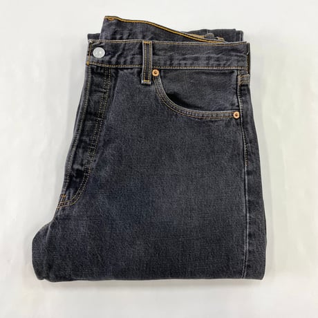 00's Levi's 501 "先染め" Black Denim Pants W36 USA製