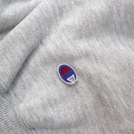 90's CHAMPION RW SWEAT PARKA 染み込み プリント Grey XXLサイズ USA製