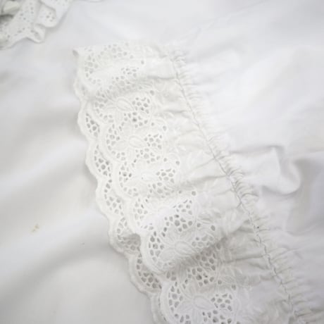"Women's" 80's～ EURO Vintage Cotton Blouse