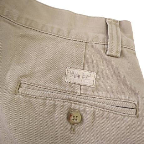 90's～00's Polo Ralph Lauren "No Tuck" Chino Pants 30×30