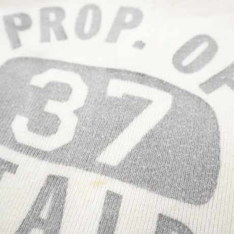 50's "染み込み" "Back Print" Football Tee