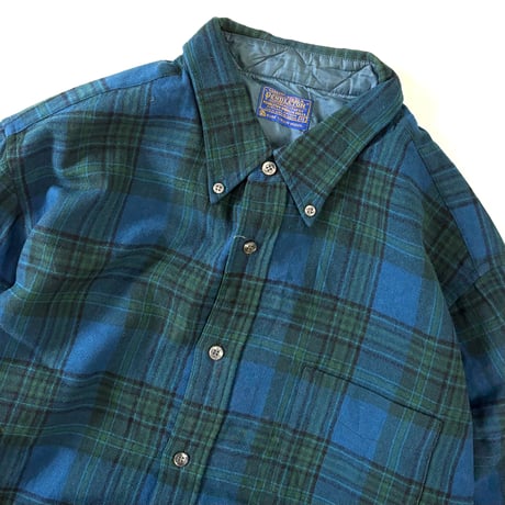 60's Pendleton Wool Plaid BD Shirt XLサイズ