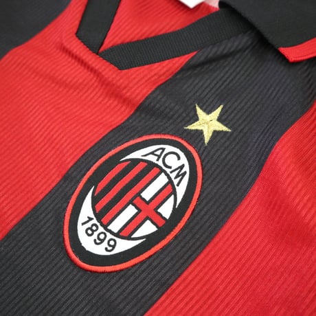 00's Adidas "AC Milan" Game Shirt Lサイズ ITALY製