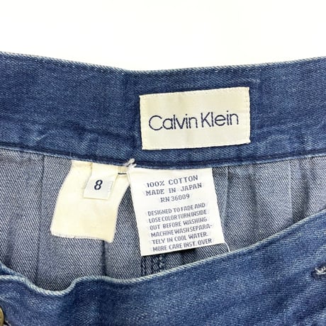 "Women's" ～00's Calvin Klein Denim Skirt