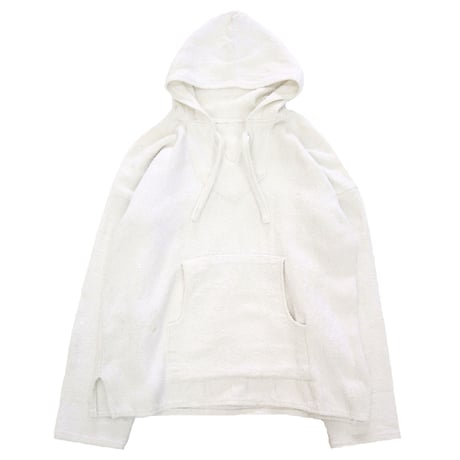 ～90's unknown Baja Mexican Parka SOLID White