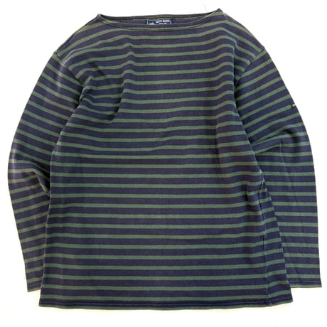 Saint James "Ouessant" Border Shirt FRANCE製 (fits ML)