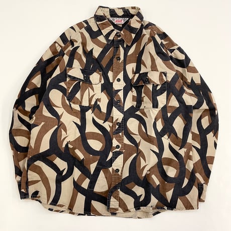 ～90's ASAT Tribal Camouflage Shirt