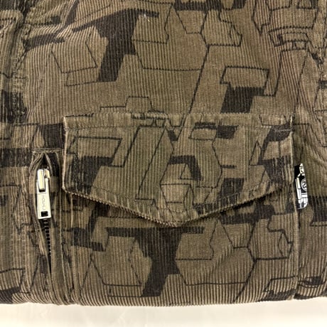 00's STUSSY "M-65 Type" "Quilting Lined" Corduroy Jacket XLサイズ