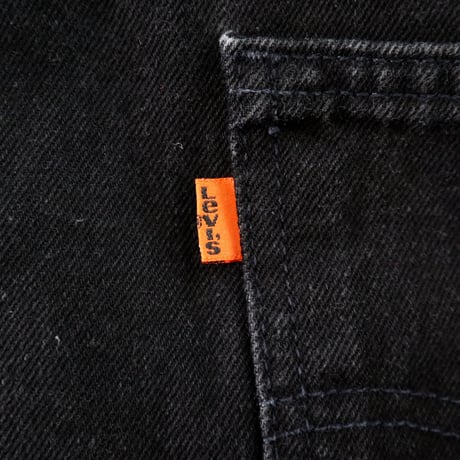 90's Levi's 550 "Super Black" Denim Pants W38 USA製