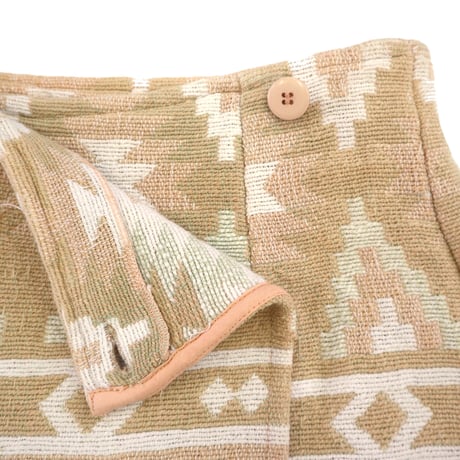 90's～ Bravo Pile Rap Skirt INDIA製