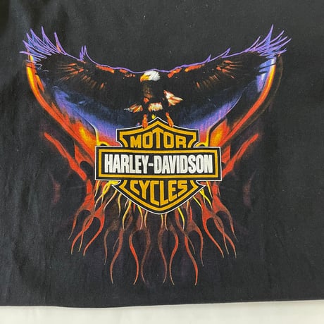 NOS 00's Harley Davidson "4面" LS Tシャツ XLサイズ USA製