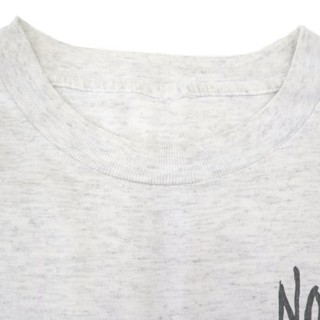 90's NO FEAR "FEAR ME" 両面 プリントTシャツ ICE-GREY