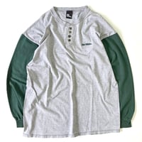 90's NO FEAR "2tone" Football LS Tee XLサイズ USA製