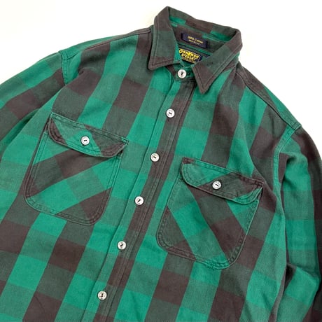 80's OSHKOSH B'GOSH Check Flannel Shirt Lサイズ USA製