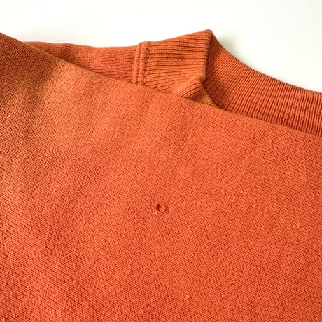 60's unknown "TEXAS" Color Flocky Sweat