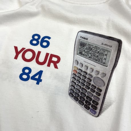 00's unknown "Casio" 両面 プリント Tシャツ