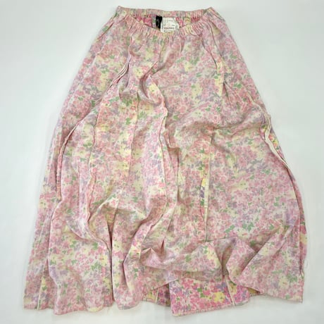 "Women's" AD2000 tricot COMME des GARCONS "Back Flower Pattern" Long Skirt