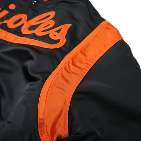 ～90's STARTER "Orioles" サテン スタジアム ジャケット Lサイズ USA製