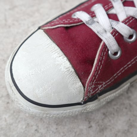 90's Converse All Star Low "Burgundy" US11 USA製