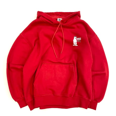 90's～ OLD STUSSY "Shadow Man" Sweat Parka Lサイズ