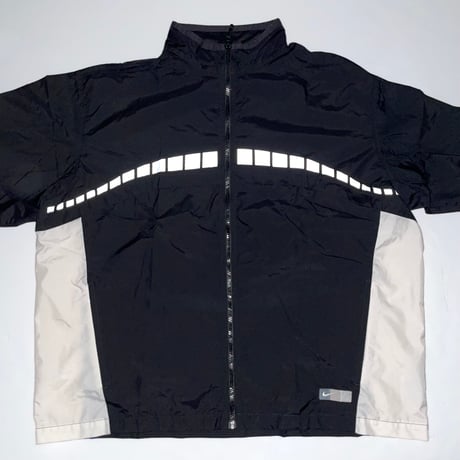 90's～00's NIKE "Reflective" Full Zip Nylon Jacket XLサイズ