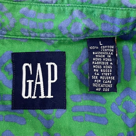 90's OLD GAP Cotton SS Shirt Lサイズ