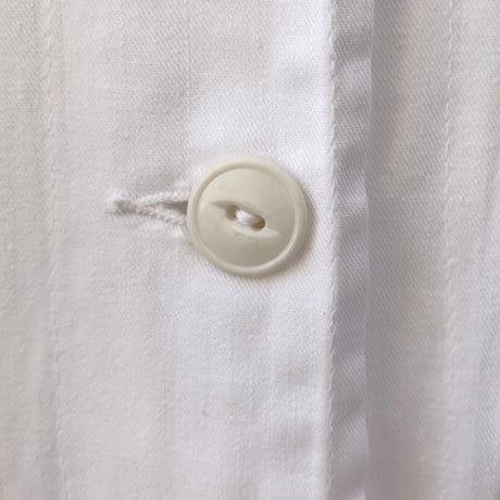 "Women's" 60's～ コットン ワーク ショップ コート White 32サイズ CANADA製